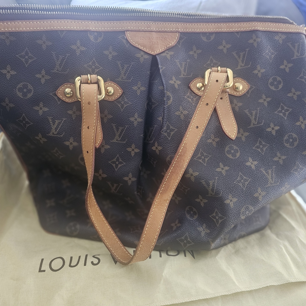 Louis Vuitton Monogram Canvas Tote Bag - Brown